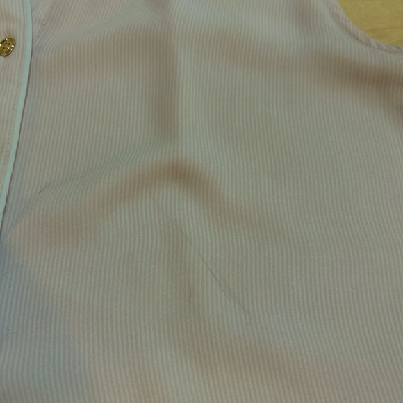 pink and white striped tommy hilfiger blouse - Picture 5 of 6